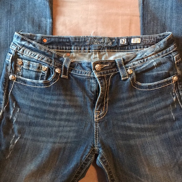 Miss Me Bootcut Jeans 32 (juniors 11) - Picture 4 of 11